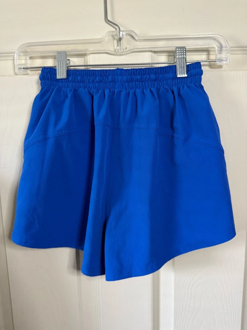Lululemon Blue Drawstring High-Rise Relaxed Athletic Shorts Sz 0 Long Liner